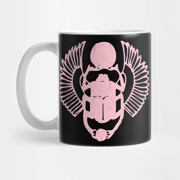 Egyptian scarab - pink by PharaohCloset